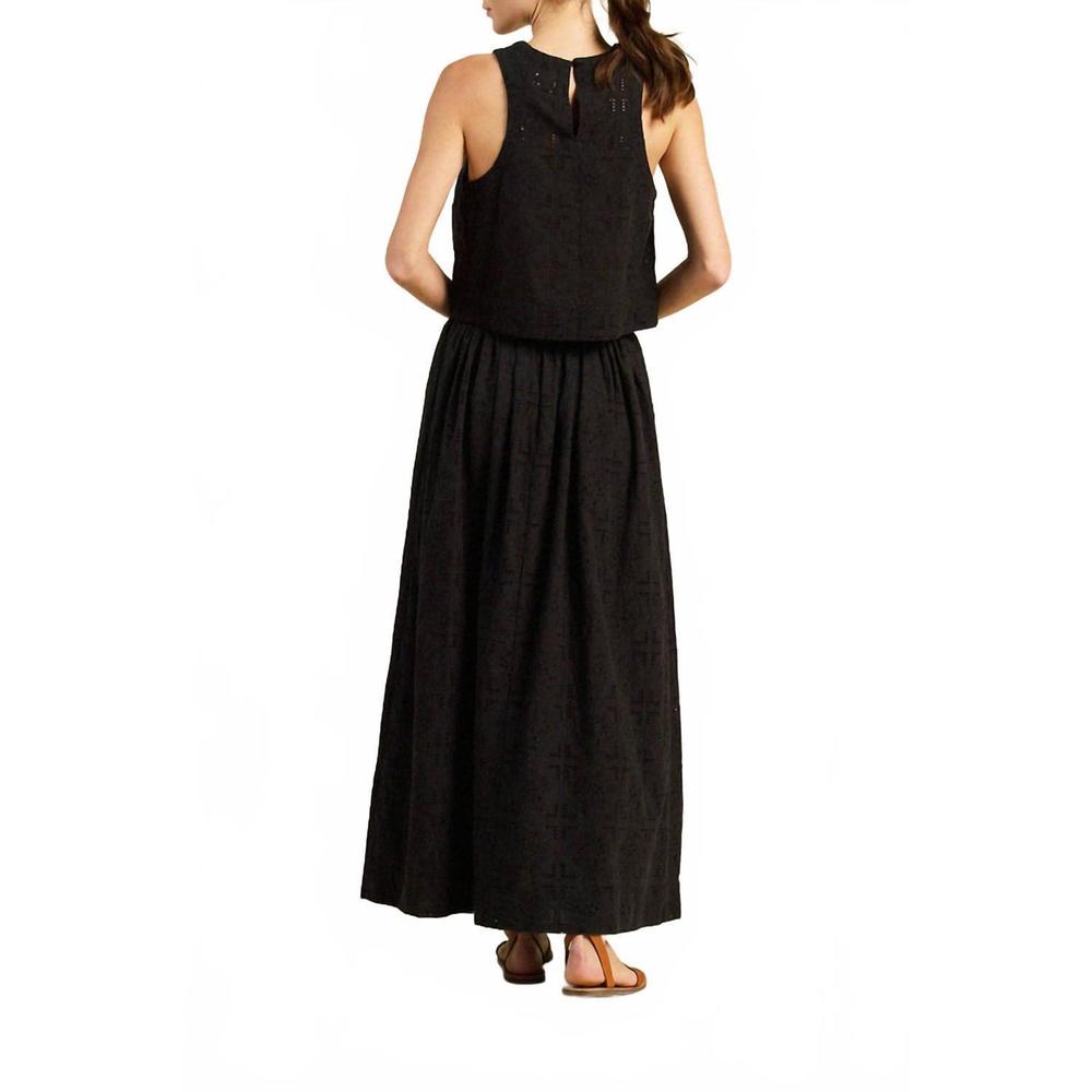 NEW TROVATA esther eyelet tank top in black hankerchief - Picture 2 of 5